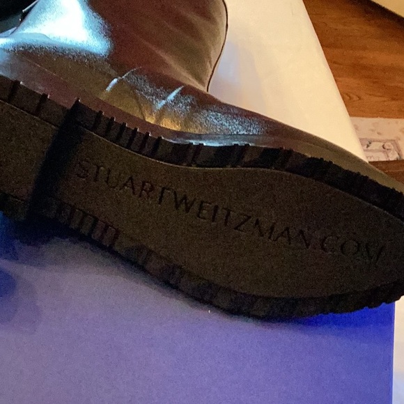 NWT beautiful Stuart Weitzman black rain boots - Picture 5 of 11